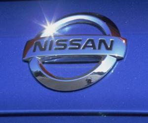 yapboz Nissan logosu Japon otomobil markası